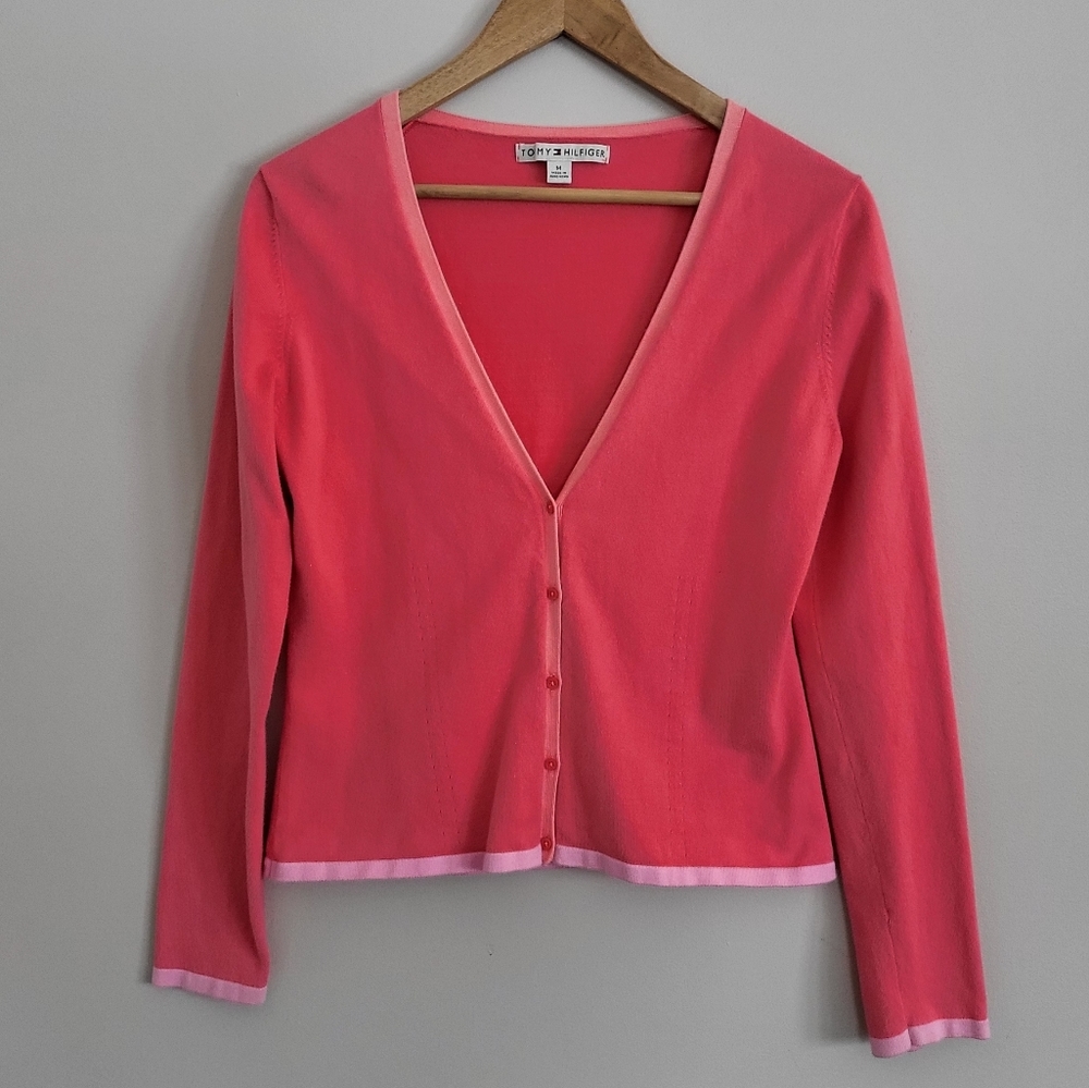 Tommy Hilfiger 2004 Pink Cardigan